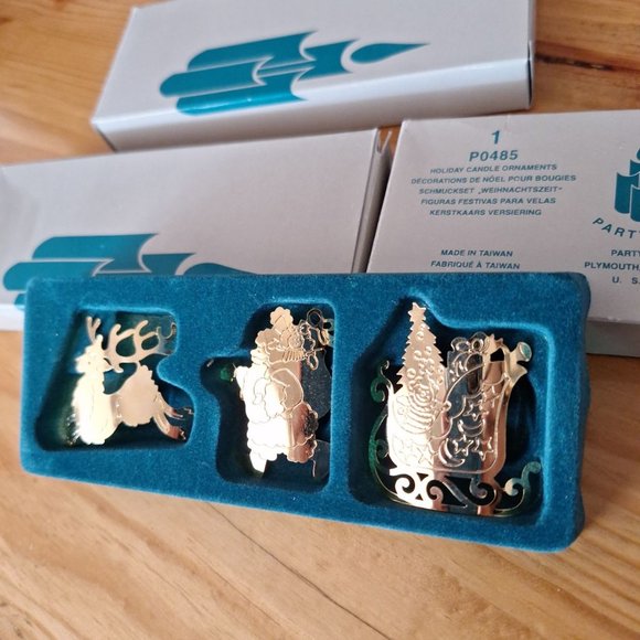 Vintage Partylite Candle Decorations Trio (NOS) - Picture 2 of 4